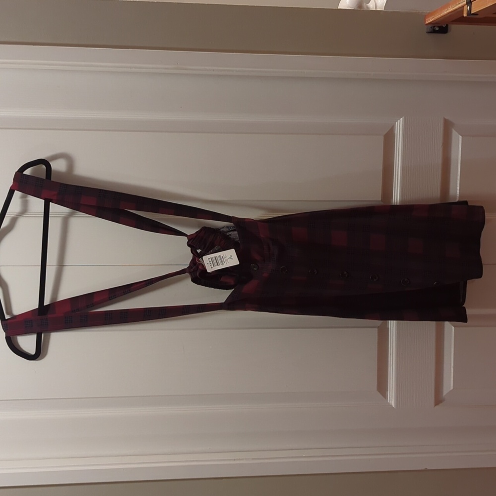 Torrid Mini Challis Skirtall - Red - Sz 2 - Picture 3 of 5